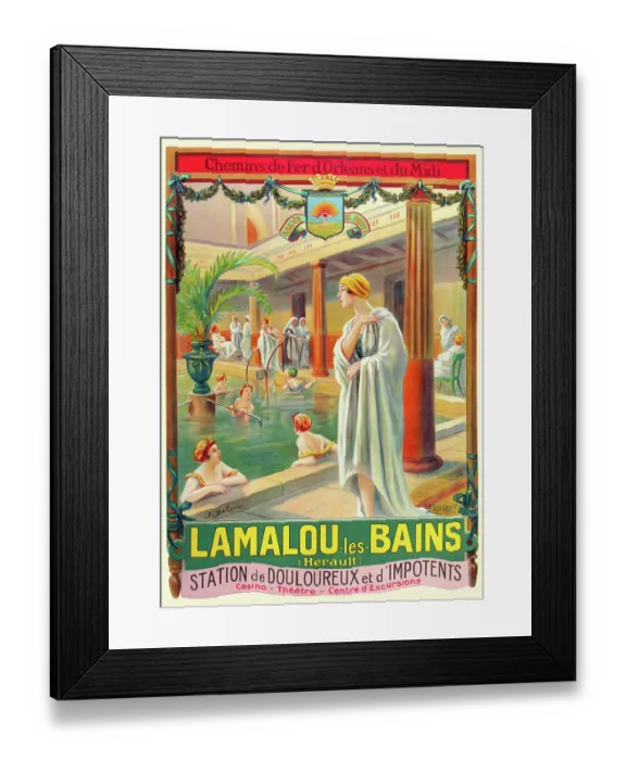 Framed Print : Lamalou les Bains Framed Print : Lamalou les Bains