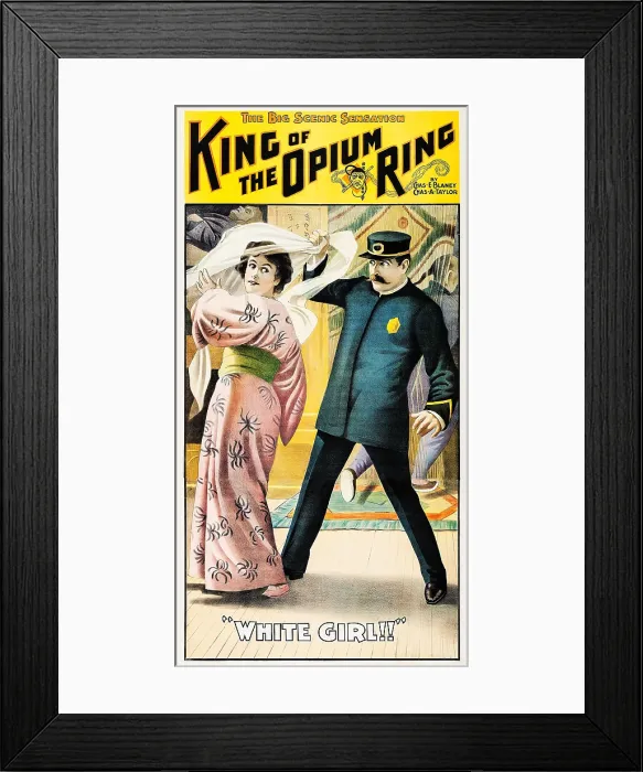 Framed Print : King of the Opium Ring Framed Print : King of the Opium Ring