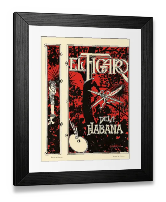 Framed Print : El Figaro dela Habana Framed Print : El Figaro dela Habana