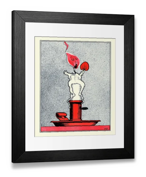 Framed Print : A Hot Day. IT'S waxing warm, the Candle cried Framed Print : A Hot Day. IT'S waxing warm, the Candle cried