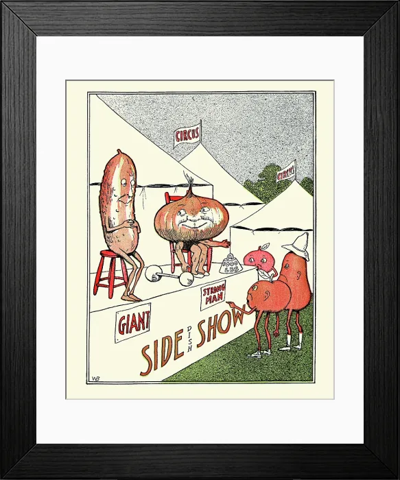Framed Print : At the Side Show Framed Print : At the Side Show