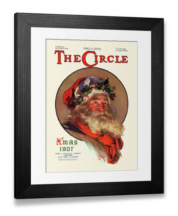Framed Print : The Circle, Xmas 1907 Framed Print : The Circle, Xmas 1907