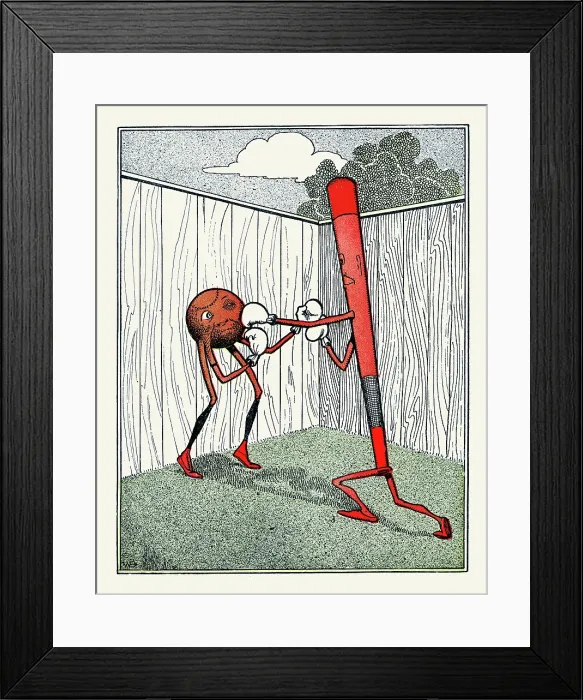 Framed Print : The Boxing Match Framed Print : The Boxing Match