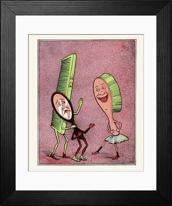 Framed Print : The Malicious Brush