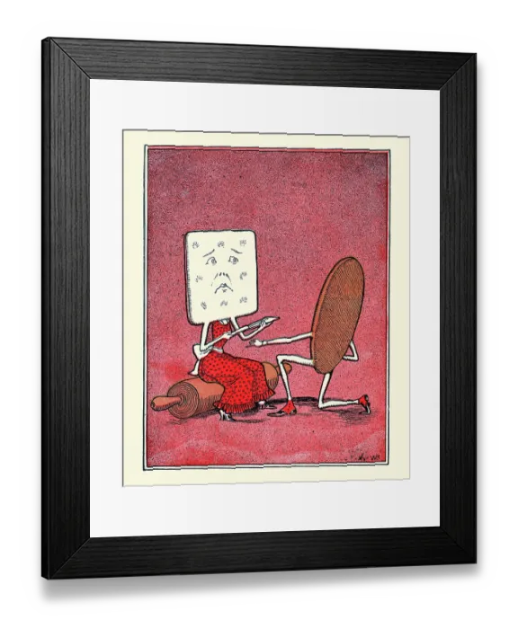 Framed Print : The Refusal