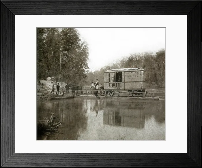 Framed Print : Chattahoochee River Ferries
