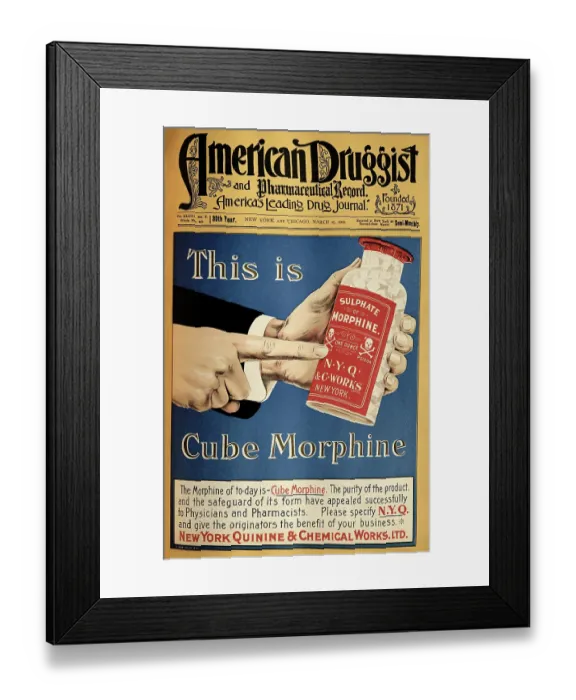 Framed Print : This is Cube Morphine Framed Print : This is Cube Morphine