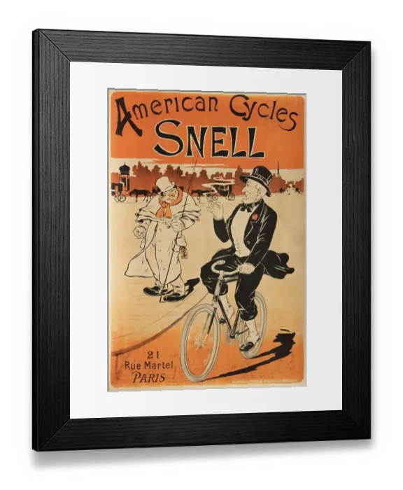 Framed Print : Cycles Snell