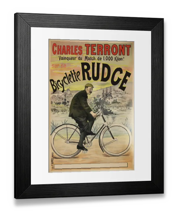 Framed Print : Bicyclette Rudge Framed Print : Bicyclette Rudge