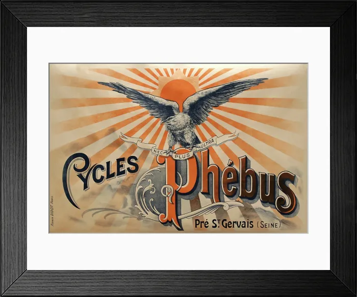Framed Print : Cycles Phébus Pré St.Gervais Framed Print : Cycles Phébus Pré St.Gervais