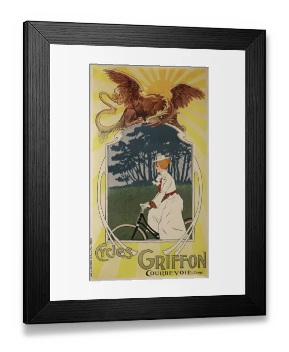 Framed Print : Cycles Griffon Courbevoie Framed Print : Cycles Griffon Courbevoie