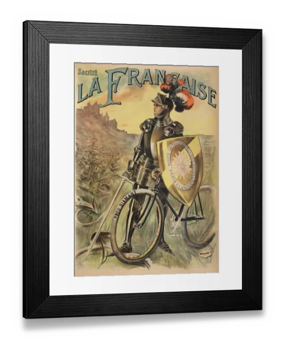 Framed Print : Société La Française Pneu Diamant Framed Print : Société La Française Pneu Diamant
