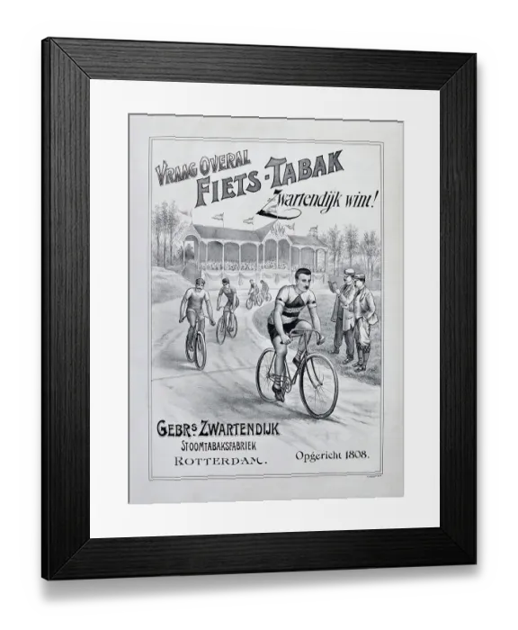 Framed Print : Fiets Tabak