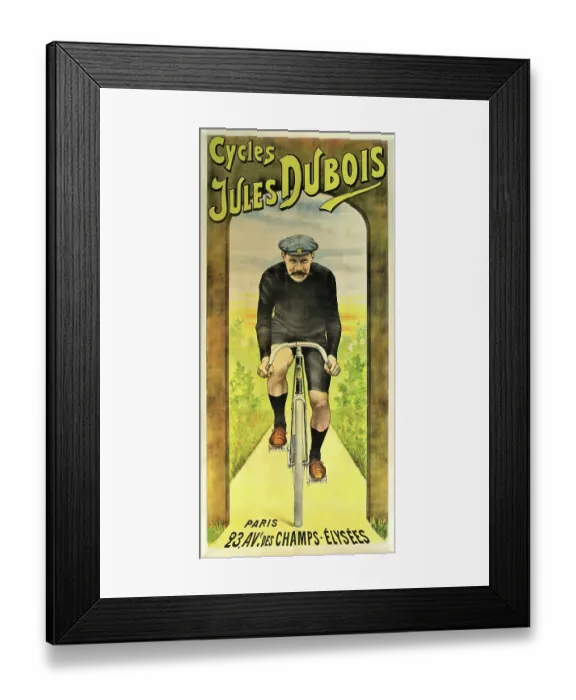 Framed Print : Cycles Jules Dubois