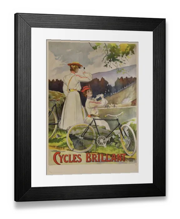 Framed Print : Cycles Brillant Framed Print : Cycles Brillant