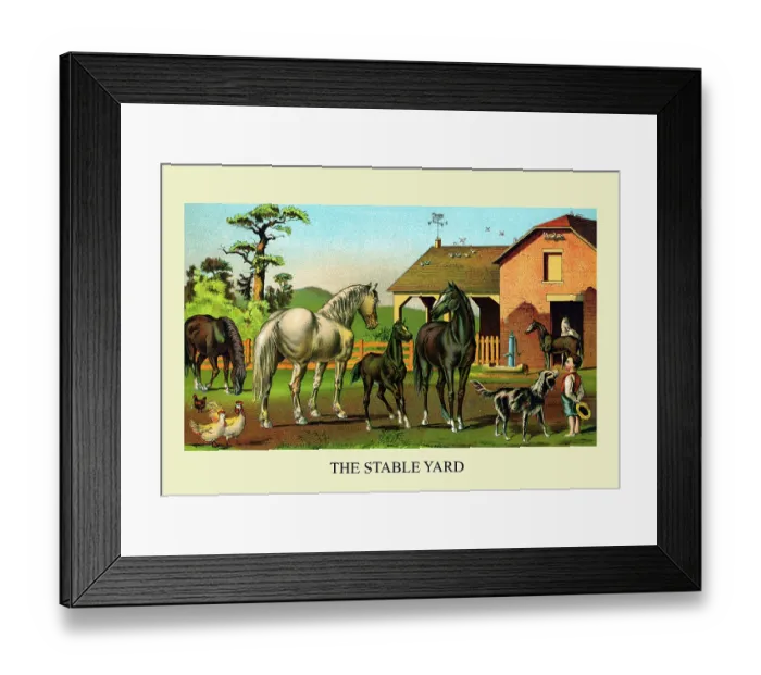 Framed Print : The Stable Yard Framed Print : The Stable Yard