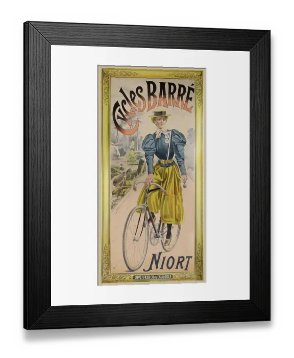 Framed Print : Cycles Barré Niort Framed Print : Cycles Barré Niort