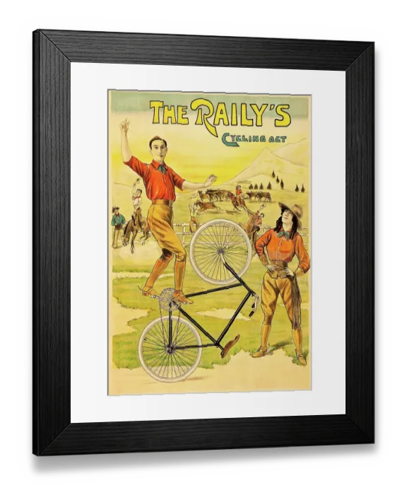 Framed Print : Raily's Cycling Act Framed Print : Raily's Cycling Act