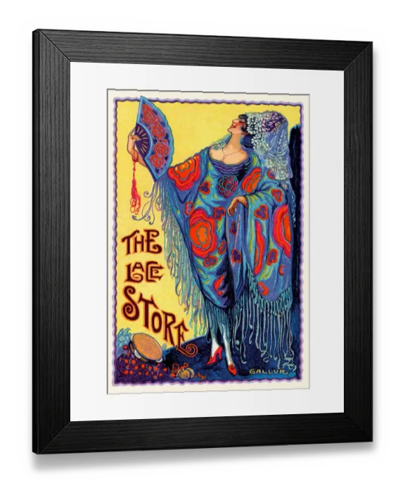 Framed Print : The Lace Store