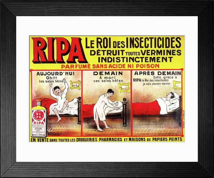Framed Print : RIPA insecticide Framed Print : RIPA insecticide