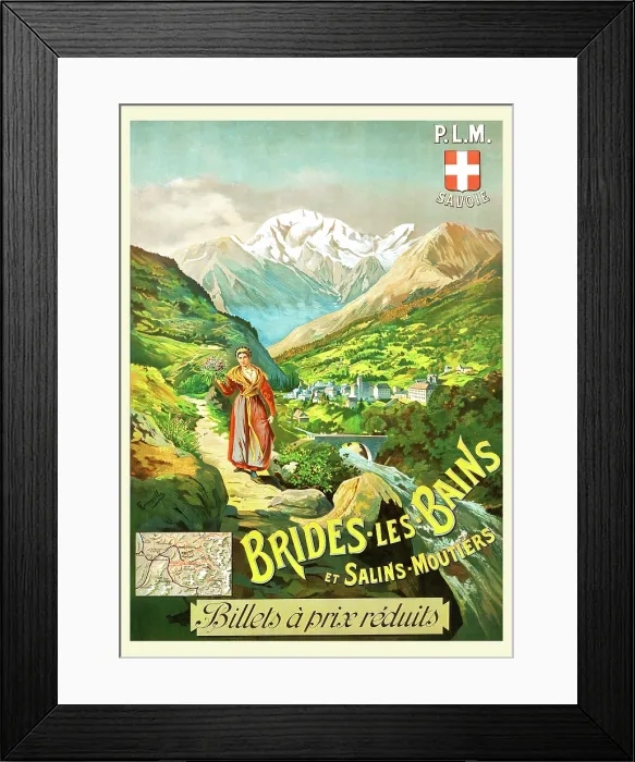 Framed Print : Brides-les-Bains et Salins Moutiers Framed Print : Brides-les-Bains et Salins Moutiers