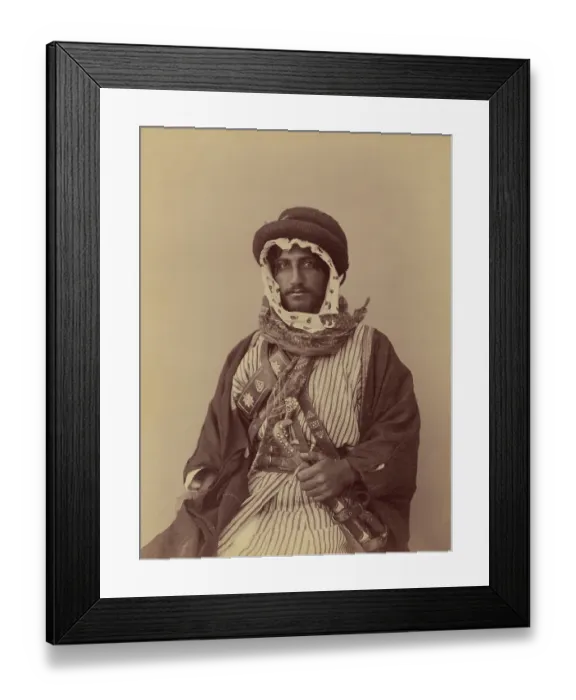 Framed Print : Bedouiner. Bust of a Bedouin. Bedouiner. Un Bédouin / American Colony, Jerusalem Framed Print : Bedouiner. Bust of a Bedouin. Bedouiner. Un Bédouin / American Colony, Jerusalem