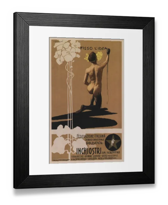 Framed Print : Fisso L'Idea Framed Print : Fisso L'Idea