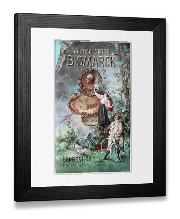 Framed Print : Bismarck. BISMARCK. Fahrrad Werke Bismarck G.M.B.H Framed Print : Bismarck. BISMARCK. Fahrrad Werke Bismarck G.M.B.H