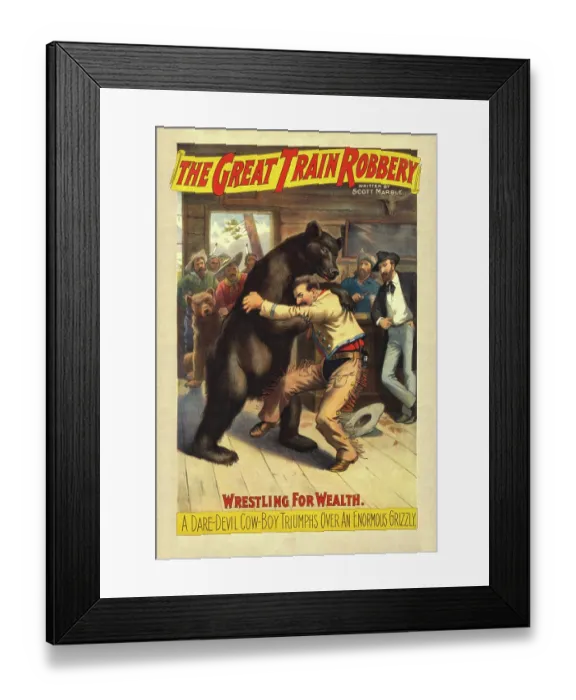 Framed Print : Wrestling for wealth Framed Print : Wrestling for wealth