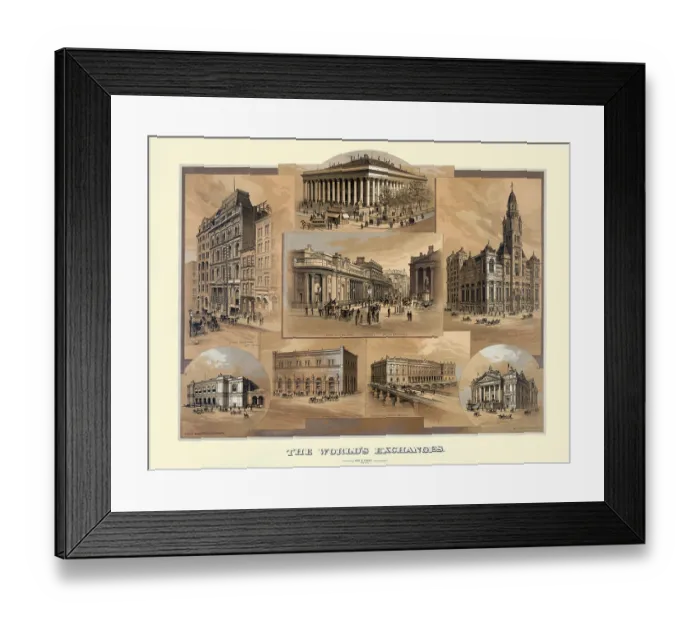 Framed Print : The World Exchanges Framed Print : The World Exchanges