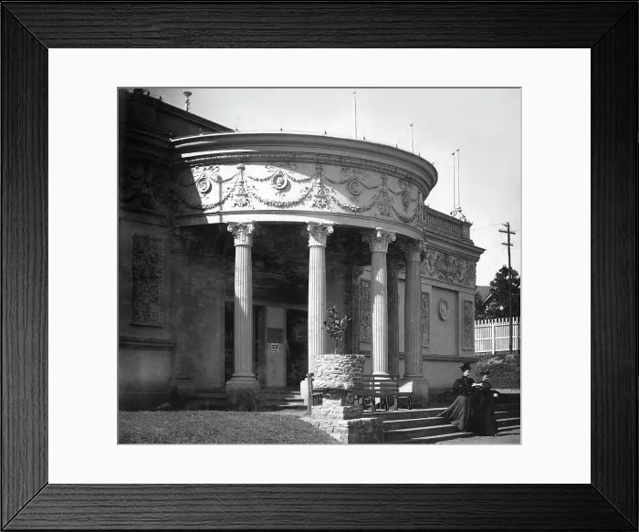 Framed Print : Porch Art Building Framed Print : Porch Art Building