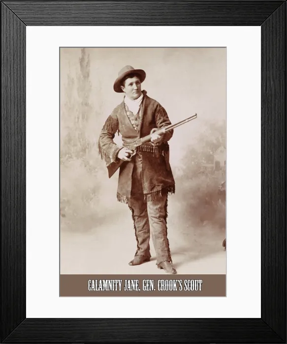 Framed Print : Calamity Jane; General Crook's Scout Framed Print : Calamity Jane; General Crook's Scout