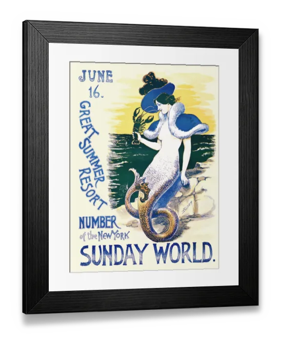 Framed Print : The Great Summer Resort Framed Print : The Great Summer Resort