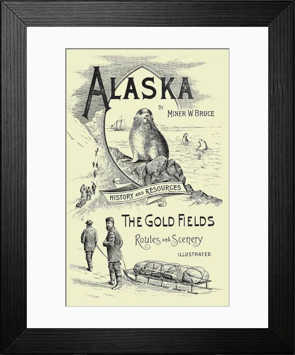 Framed Print : Alaska; The Gold Fields Framed Print : Alaska; The Gold Fields