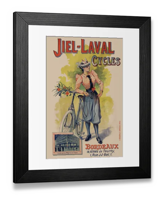 Framed Print : Jiel-Laval Cycles Framed Print : Jiel-Laval Cycles