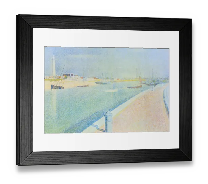Framed Print : The Channel at Gravelines, Petit Fort Philippe Framed Print : The Channel at Gravelines, Petit Fort Philippe