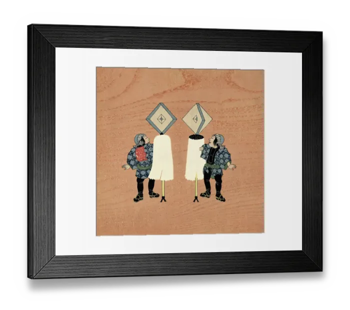 Framed Print : Japanese Firemen Framed Print : Japanese Firemen