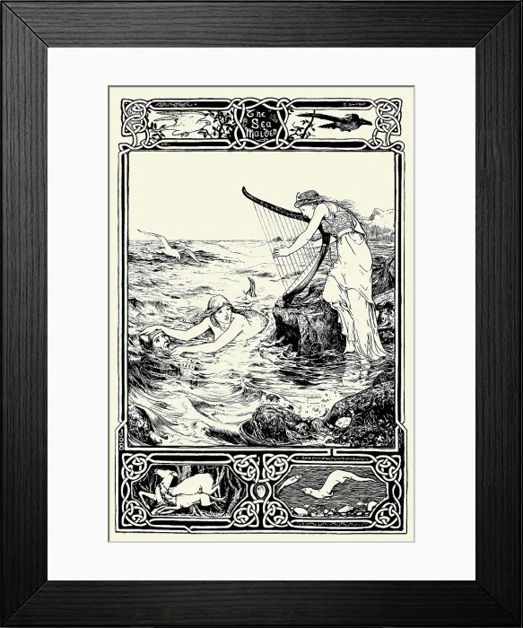 Framed Print : The Sea Maiden Framed Print : The Sea Maiden