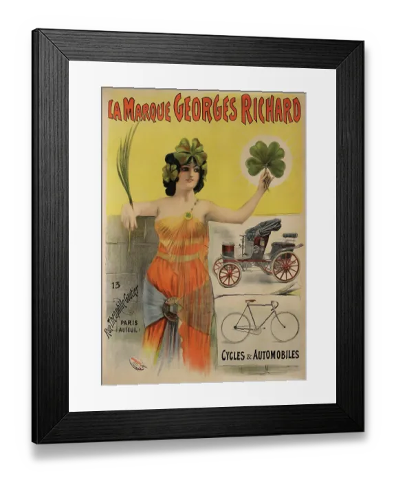 Framed Print : Cycles George Richard Framed Print : Cycles George Richard