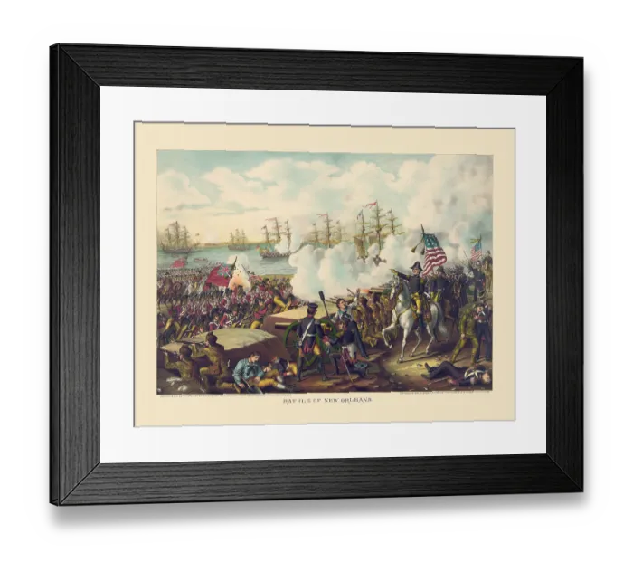 Framed Print : Battle of New Orleans Framed Print : Battle of New Orleans