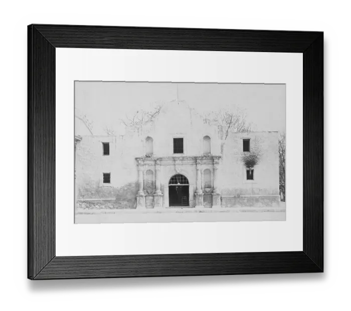 Framed Print : Alamo 1890 Framed Print : Alamo 1890