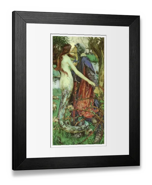 Framed Print : The Kiss of the Enchantress