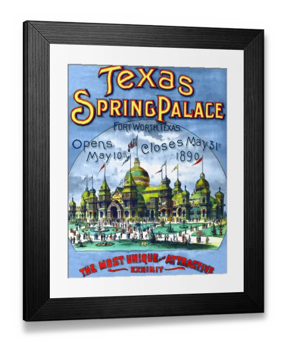 Framed Print : Texas Spring Palace Framed Print : Texas Spring Palace