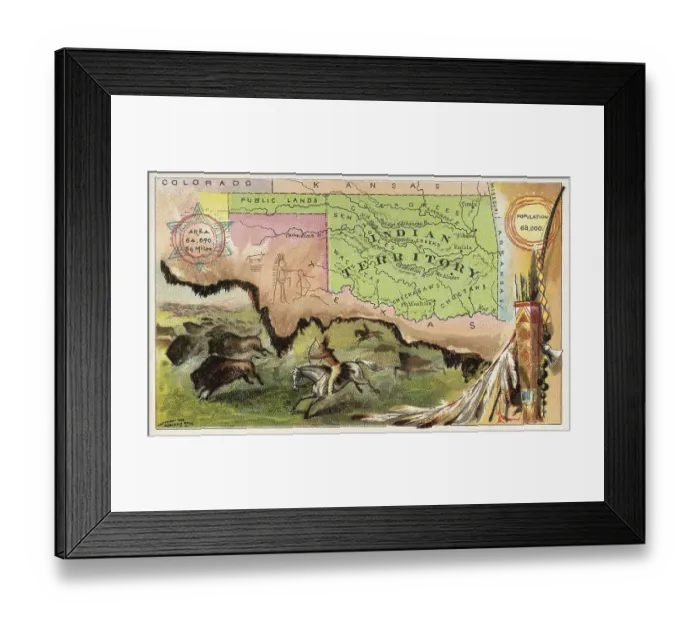 Framed Print : Indian Territory Framed Print : Indian Territory
