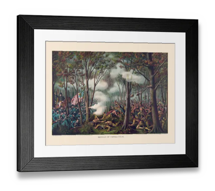 Framed Print : Battle of Tippecanoe Framed Print : Battle of Tippecanoe
