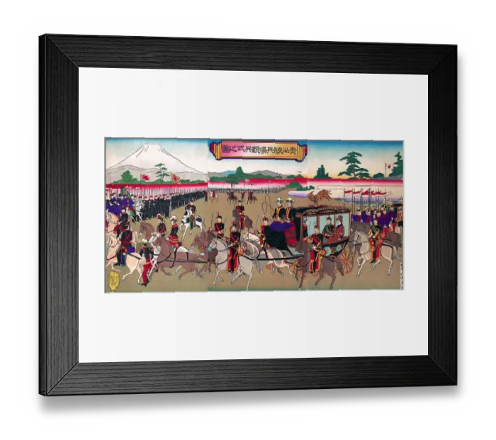 Framed Print : Military Review at Aoyana Framed Print : Military Review at Aoyana