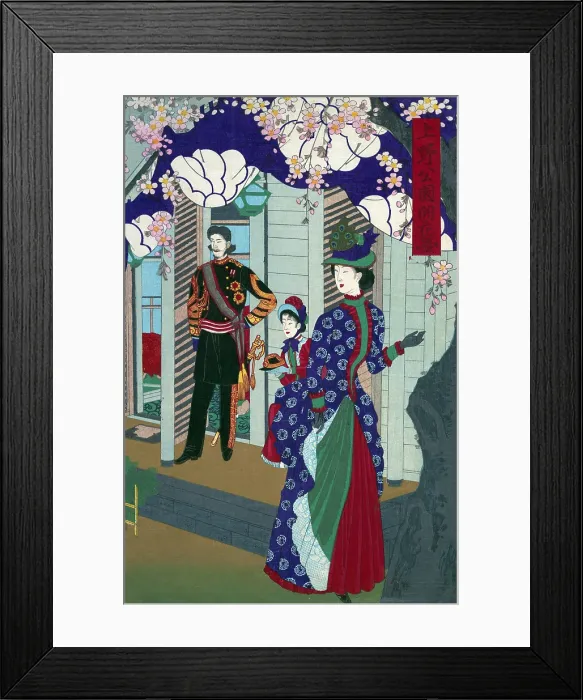 Framed Print : Blossoming Cherry Blosssoms in Ueno Park Framed Print : Blossoming Cherry Blosssoms in Ueno Park