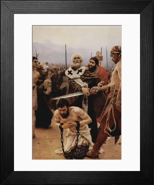 Framed Print : Saint Nicholas of Myra saves three innocents from death