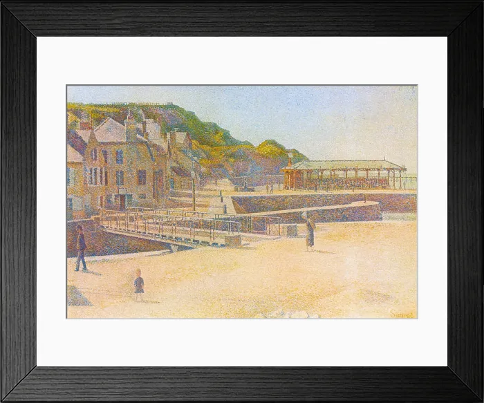 Framed Print : The Port & the quay at Bessin Framed Print : The Port & the quay at Bessin