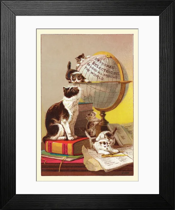 Framed Print : Dr. Thomas Electrical Oil is used all around the world Framed Print : Dr. Thomas Electrical Oil is used all around the world
